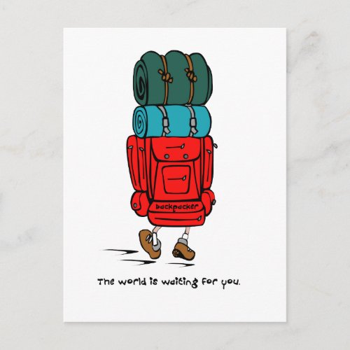 Backpacker Postcard