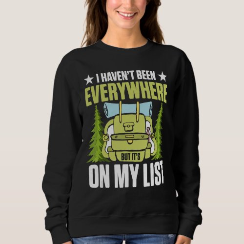Backpacker World Trip   Travelling Sweatshirt