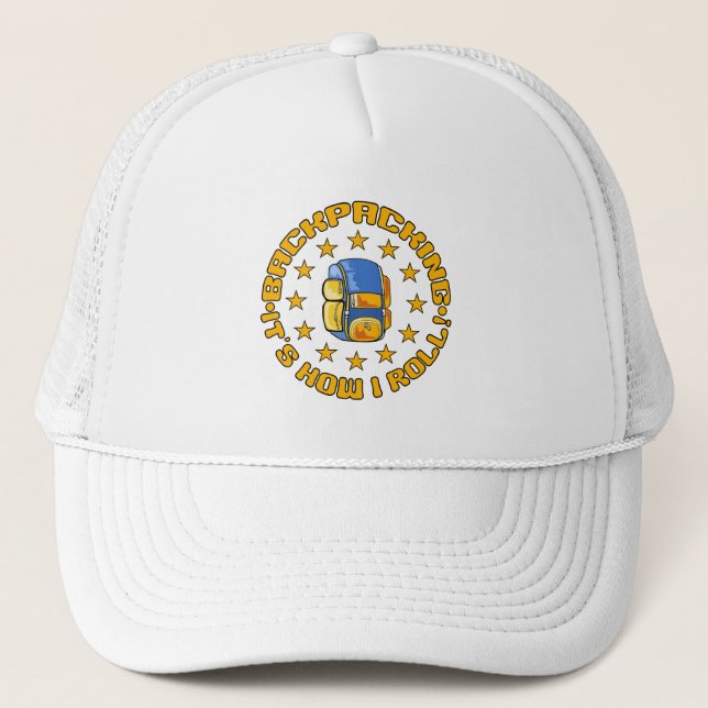 BACKPACKING hat - choose color (Front)