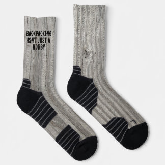 Backpacking is training for the apocalypse socks