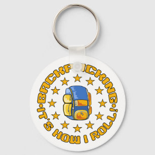 BACKPACKING keychain