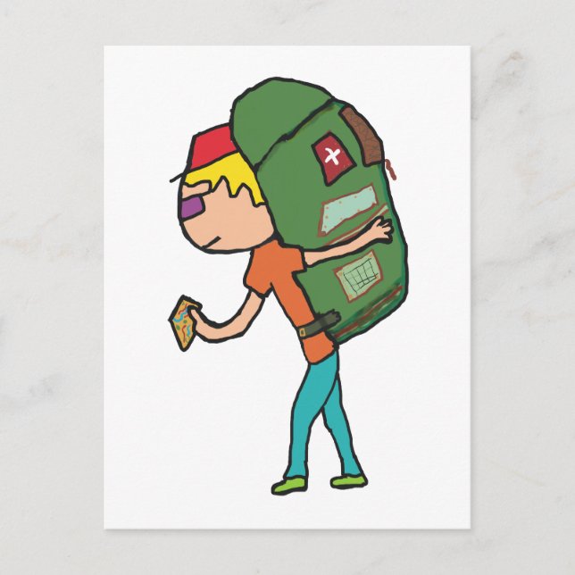 Backpacking Postcard (Front)