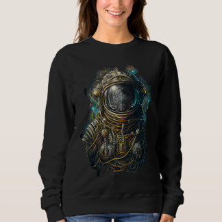 Backprint An alien on earth Sweatshirt