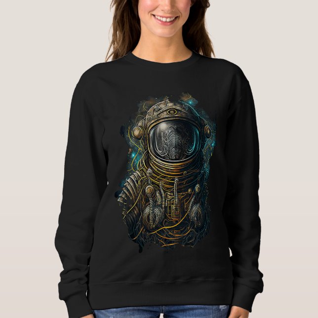 Backprint An alien on earth Sweatshirt (Front)