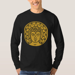 Backprint Buddha Head Spiritual Chi T-Shirt