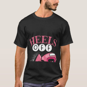 Backprint Heels Off Gloves On Woman Boxing T-Shirt