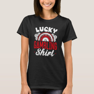 Backprint Lucky Gambling T-Shirt