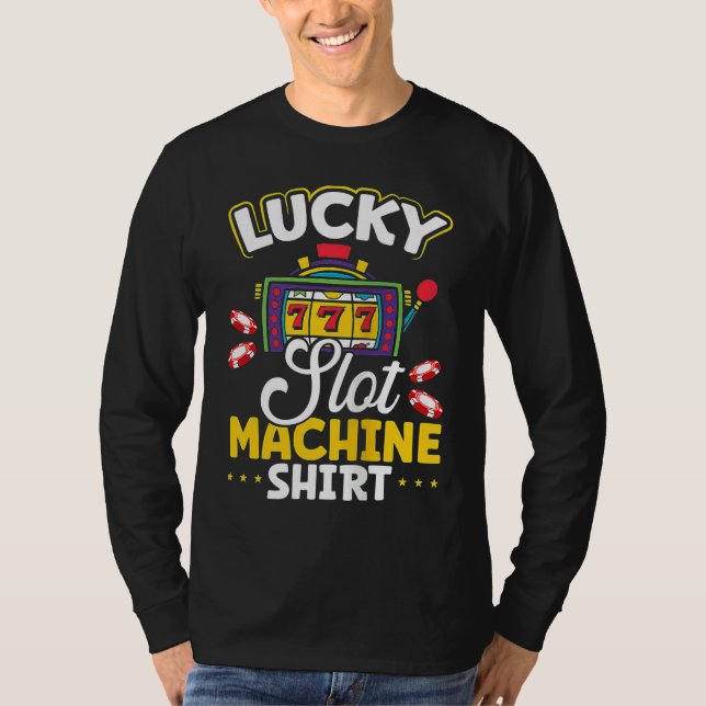 Backprint Lucky Slot Machine Tank Top (Front)