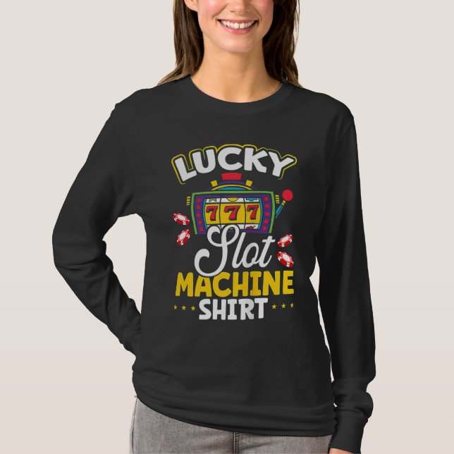 Backprint Lucky Slot Machine Tank Top (Front)