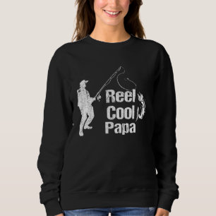 Backprint Reel cool Papa Sweatshirt