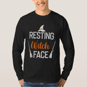 Backprint Resting Wwitch Face T-Shirt