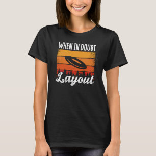Backprint When In Doubt Layout Ultimate Frisbee T-Shirt