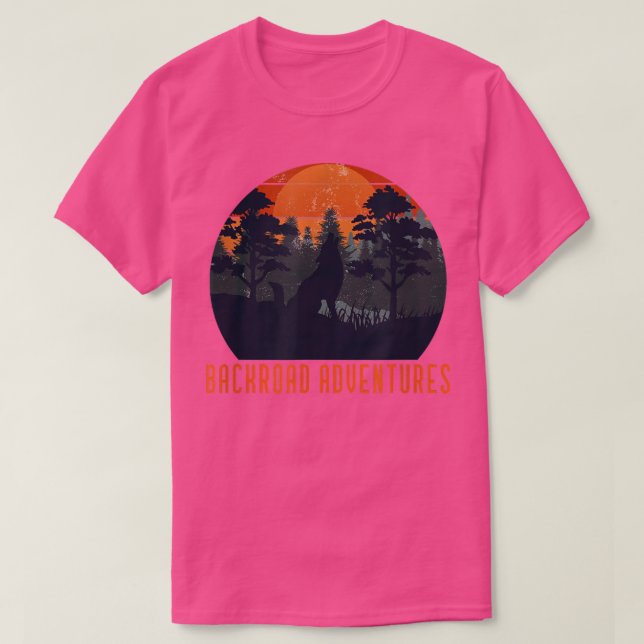 Backroad Adventures Nights  T-Shirt (Design Front)