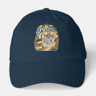 Backroad Coffee Run Country Folk Sunrise Hat