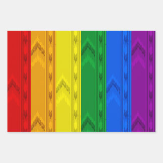 Backrooms Pride Rainbow Wrapping Paper Sheets
