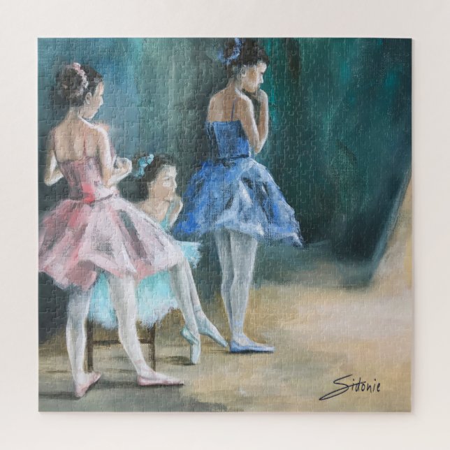 Backstage Ballerina Dancer Jigsaw Puzzle (Vertical)