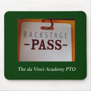 Backstage Pass mouse pad