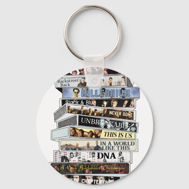 Backstreet Boys Cassette Tape Keychain (Front)