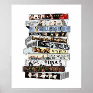 Backstreet Boys Cassette Tape Poster