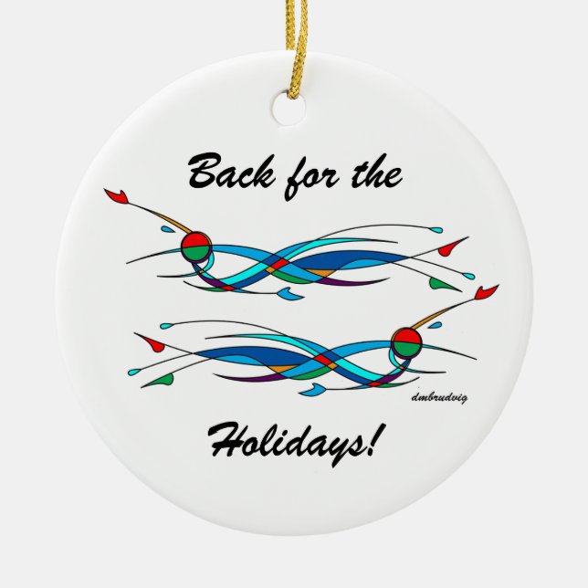 Backstroke Ornament (Front)