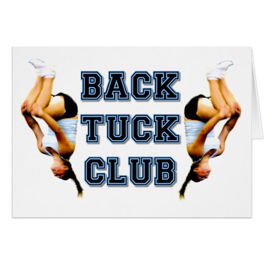 Backtuck club cards (Front Horizontal)