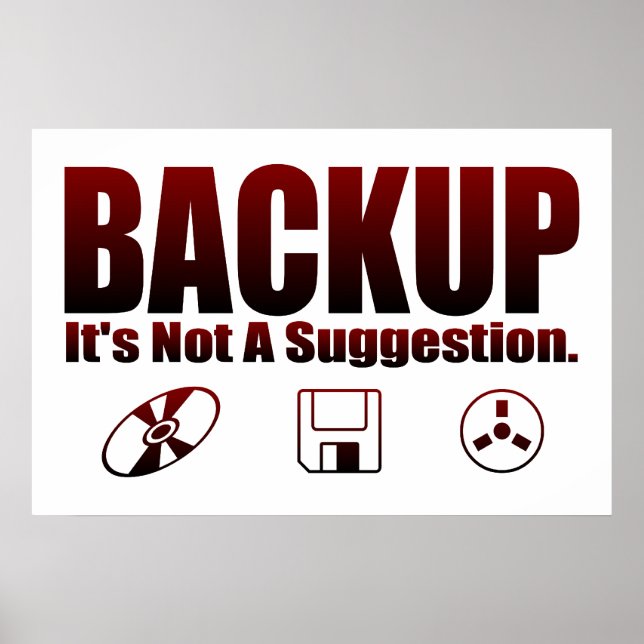 Backup! Poster (Front)