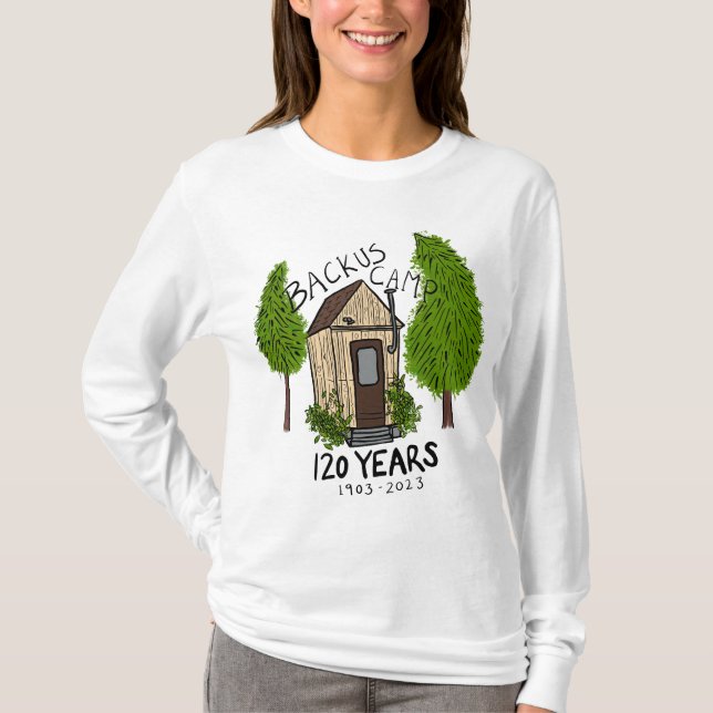 Backus Camp Long Sleeve Colored T-Shirt (Front)