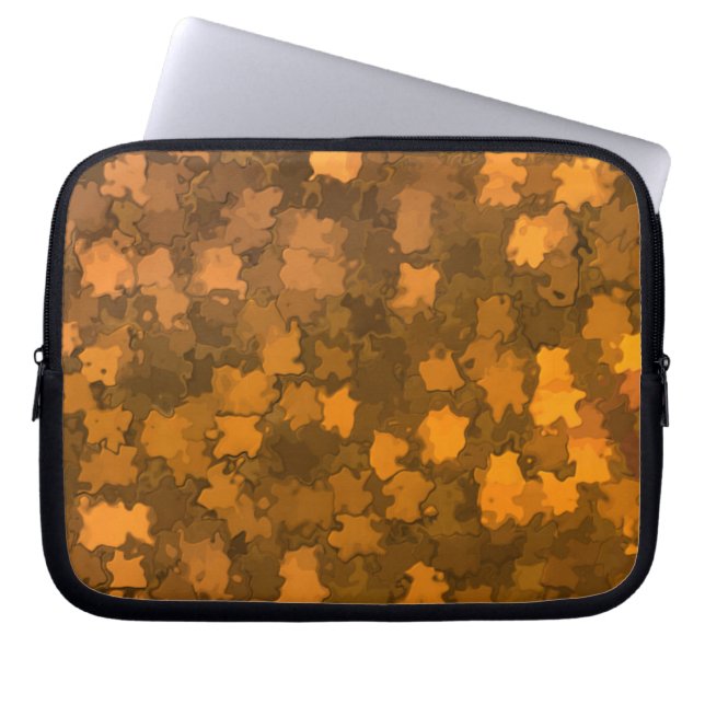 Backwater Leaves Camo Laptop Sleeve (Front)