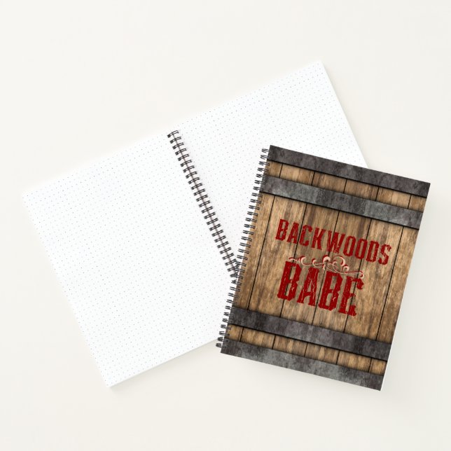 Backwoods Babe Whiskey Keg Bullet Journal (Inside)