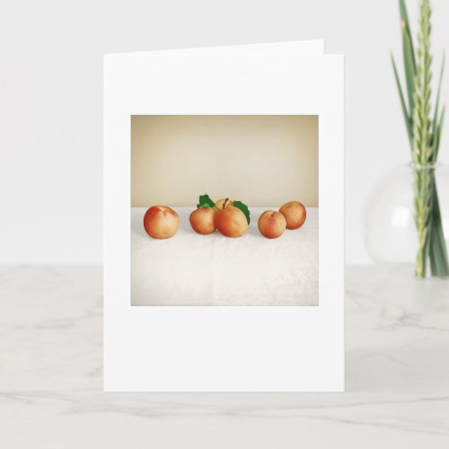 Backyard Apricots Still_Life Blank Greeting Card