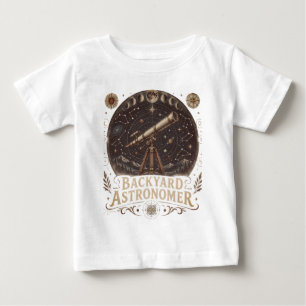 Backyard Astronamer Funny Astronomy Space Lover T- Baby T-Shirt