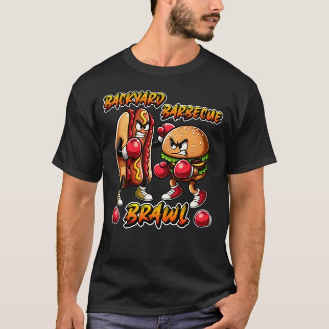 Backyard Barbecue Brawl T-Shirt (Front)
