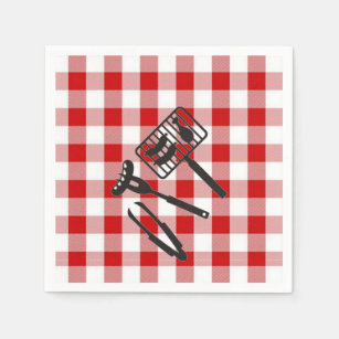 Backyard BBQ Father’s Day Party Paper Napkins