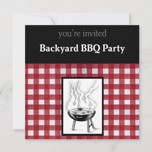 Backyard BBQ Invitation