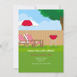 Backyard BBQ Invitation