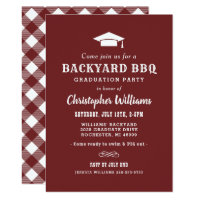 Backyard BBQ Invitation | Graduation Party