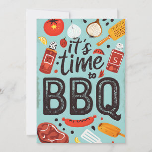 Backyard BBQ Party Invitation