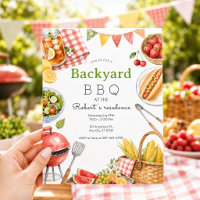 Backyard BBQ Party Summer Picnic Family