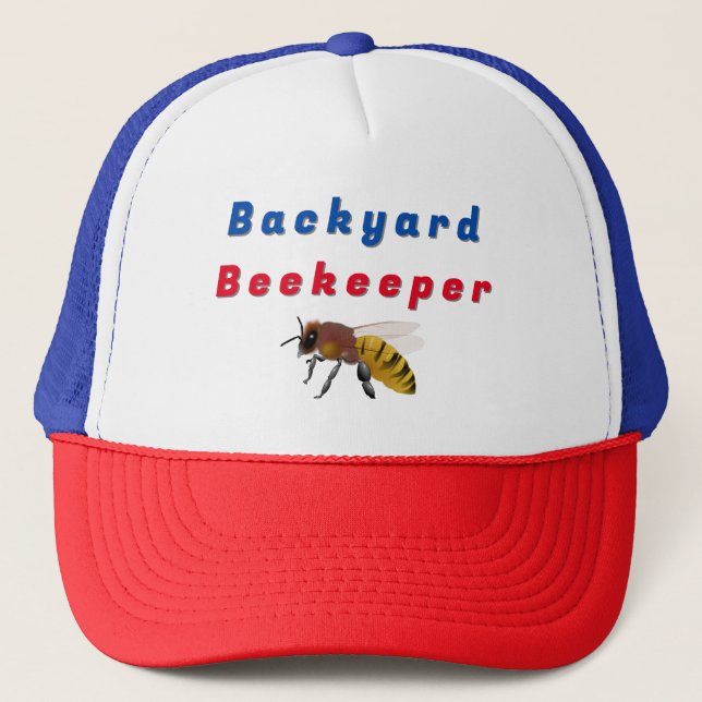Backyard Beekeeper Truckers Hat (Front)