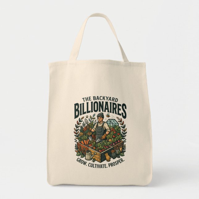Backyard Billionaires Tote Bag (Front)