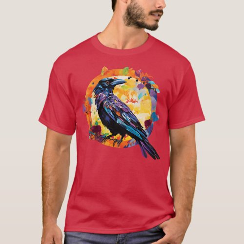 Backyard Bird Watching Crow Corvid T_Shirt