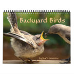 Backyard Birds Calendar at Zazzle