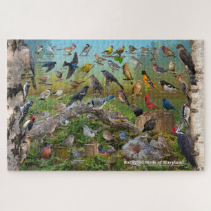 Backyard Birds of Maryland Jigsaw Puzzle