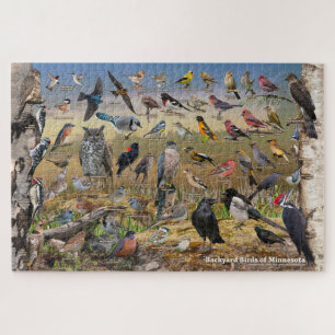 Backyard Birds of Minnesota Jigsaw Puzzle