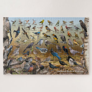 Backyard Birds of Montana Jigsaw Puzzle