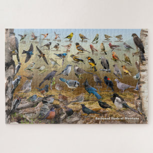 Backyard Birds of Montana Jigsaw Puzzle