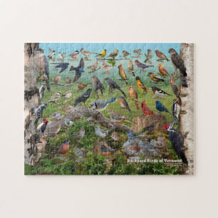 Backyard Birds of Vermont Jigsaw Puzzle