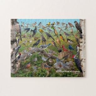Backyard Birds of Virginia Jigsaw Puzzle