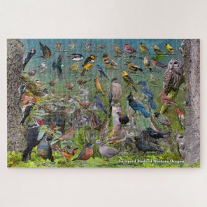 Backyard Birds of Western Oregon Jigsaw Puzzle