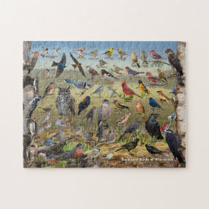 Backyard Birds of Wisconsin Jigsaw Puzzle
